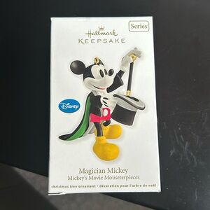 NIB Hallmark Keepsake Ornament: Magician Mickey, Mickey's Movie Mouseterpieces